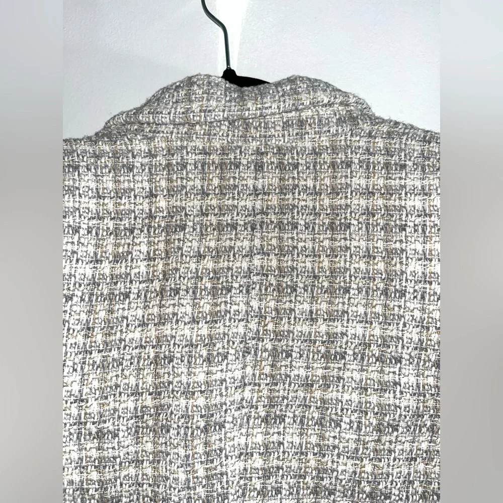Zara Women's Classic Tweed Blazer - Picture 4 of 13